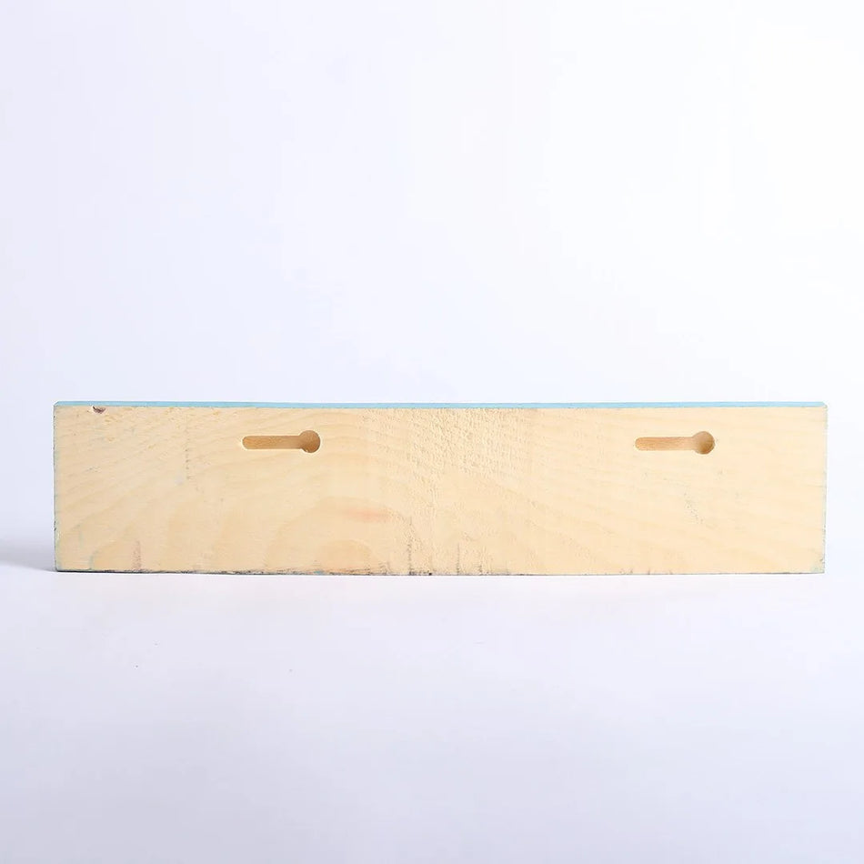 SIGN ENGRAVED WOOD I CAN ONLY IMAGINE ISLAND BLUE 3.5X16