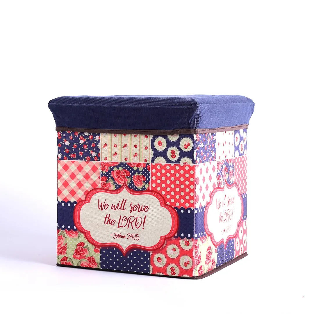 COLLAPSIBLE STORAGE BOX SERVE THE LORD