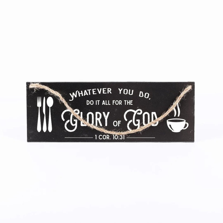 Metal Wall Décor with Rope | Faith & Inspirational Hanging Wall Art
