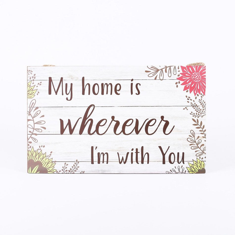 Wood Wall Décor with Rope - Faith & Inspirational Hanging Signs by Swanson Christian Products, product view 2
