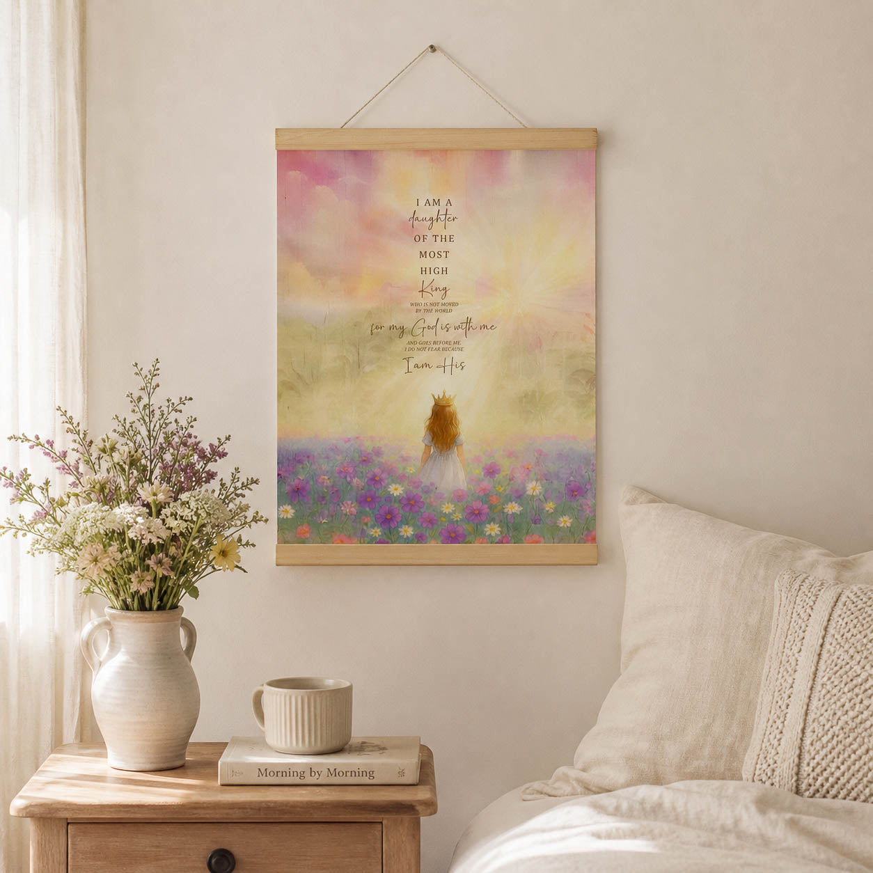 WALL DECOR CANVAS DAUGHTER OF THE KING