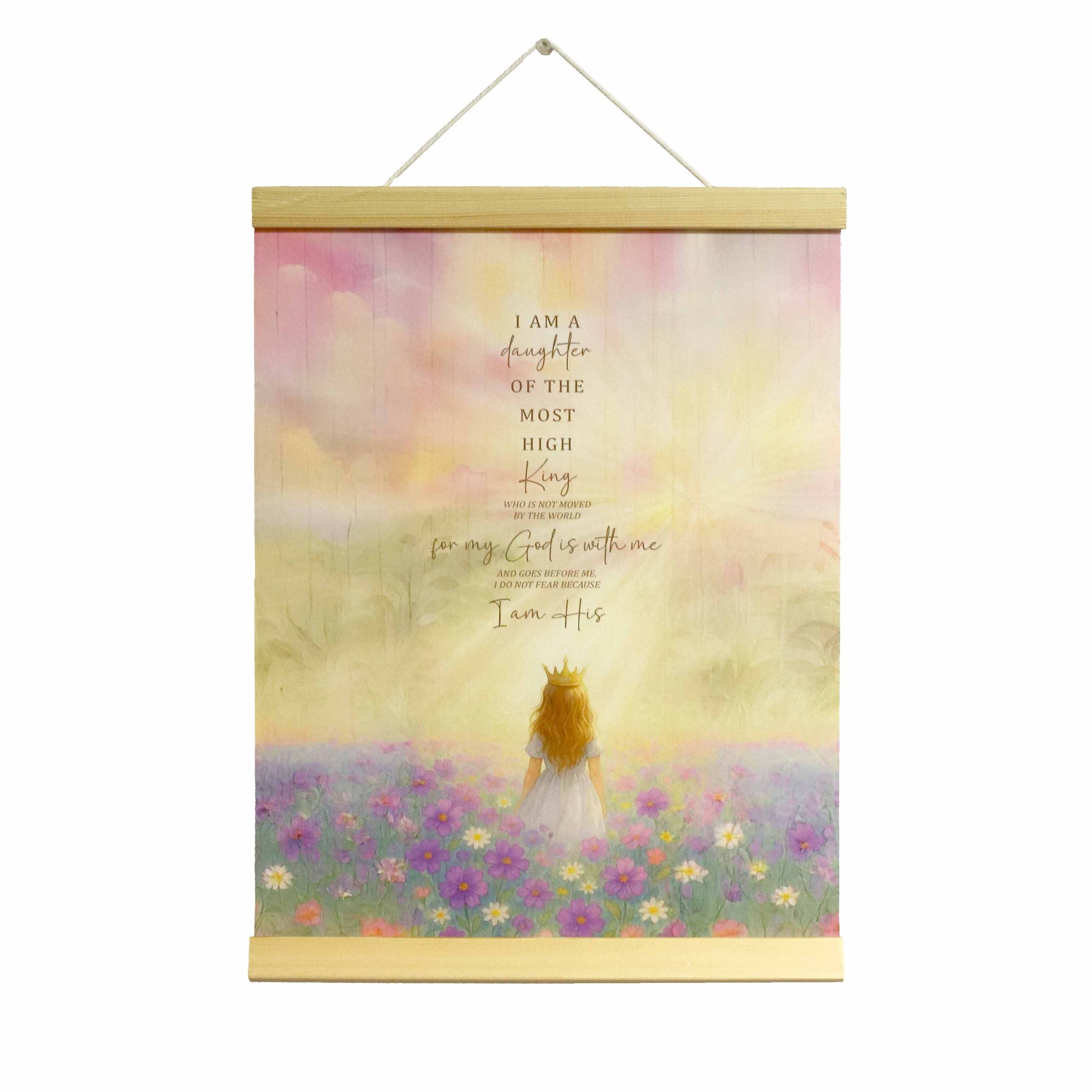 WALL DECOR CANVAS DAUGHTER OF THE KING