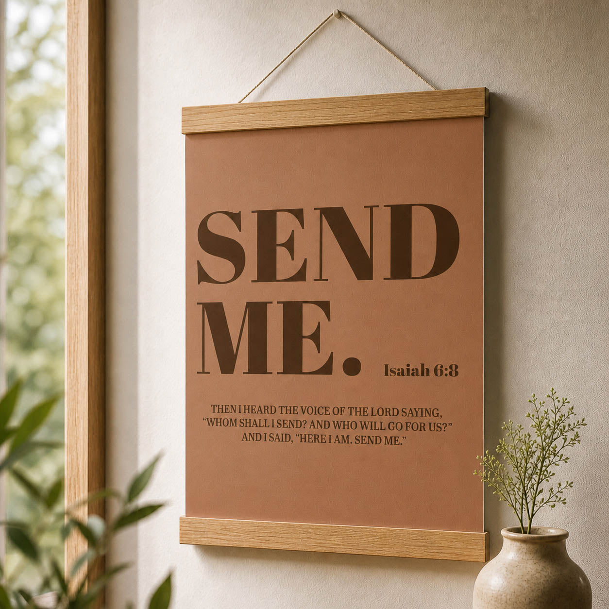 WALL DECOR CANVAS SEND ME