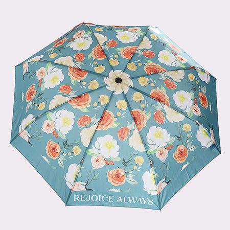 UMBRELLA COMPACT REJOICE ALWAYS