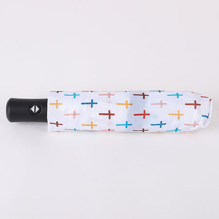 UMBRELLA COMPACT COLORFUL CROSSES