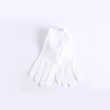 GLOVE WHITE PLAIN L