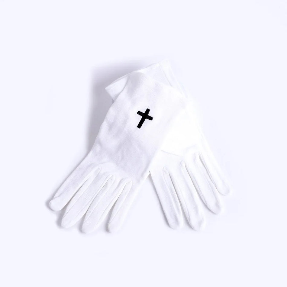 White Glove – Extra-Large – With Black Cross