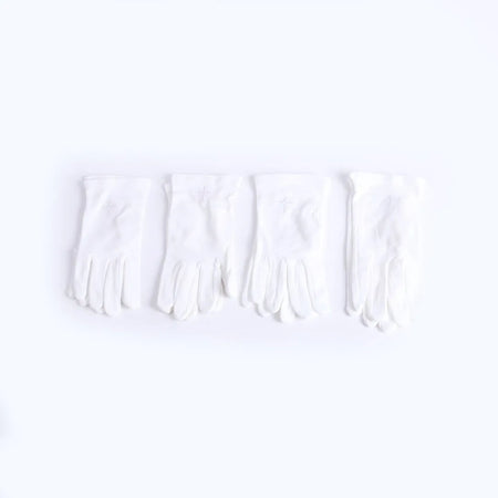 GLOVE WHITE W/ WHITE CROSS XL