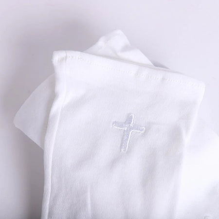 GLOVE WHITE W/ WHITE CROSS XL