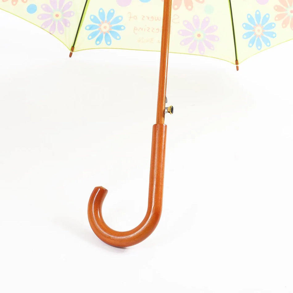 Wooden Stick Faith Umbrellas | Christian Inspirational Full-Length Umbrellas
