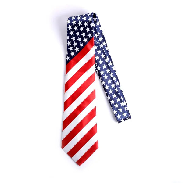 Tie Polyester – American Flag