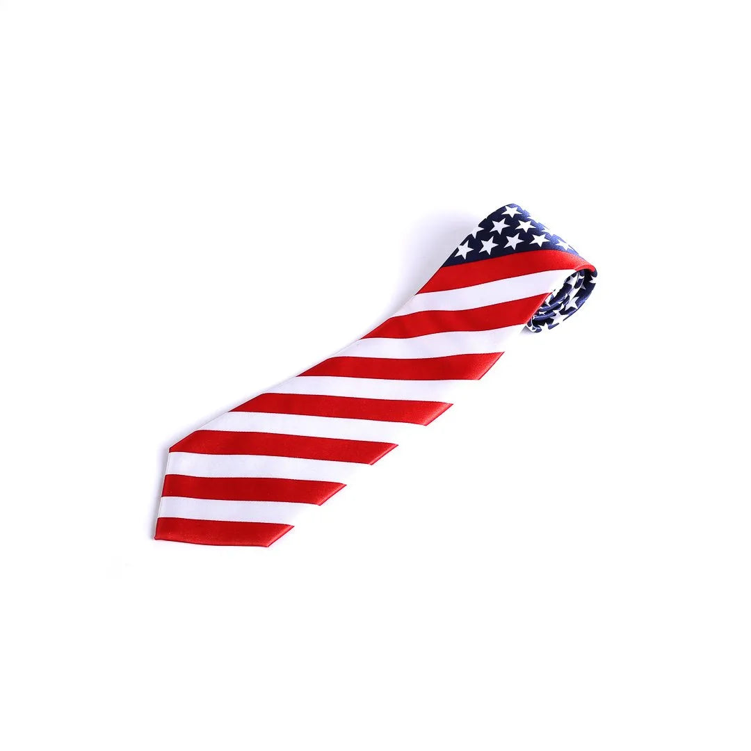 Tie Polyester - American Flag by Swanson Christian Products, product view 7