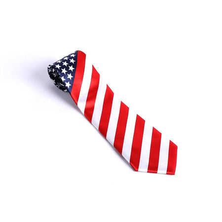 Tie Polyester - American Flag by Swanson Christian Products, product view 6