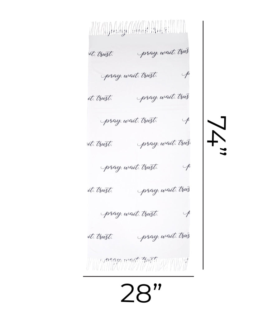 SHAWL FASHION PRAYER PRAY WAIT TRUST