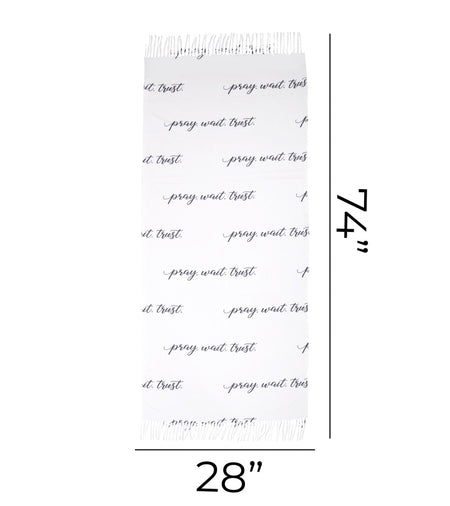 SHAWL FASHION PRAYER PRAY WAIT TRUST