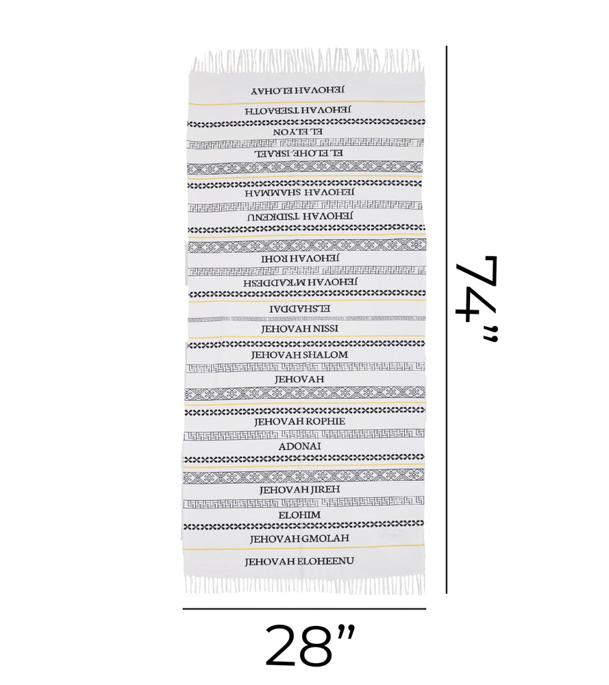 SHAWL FASHION PRAYER NAMES OF GOD