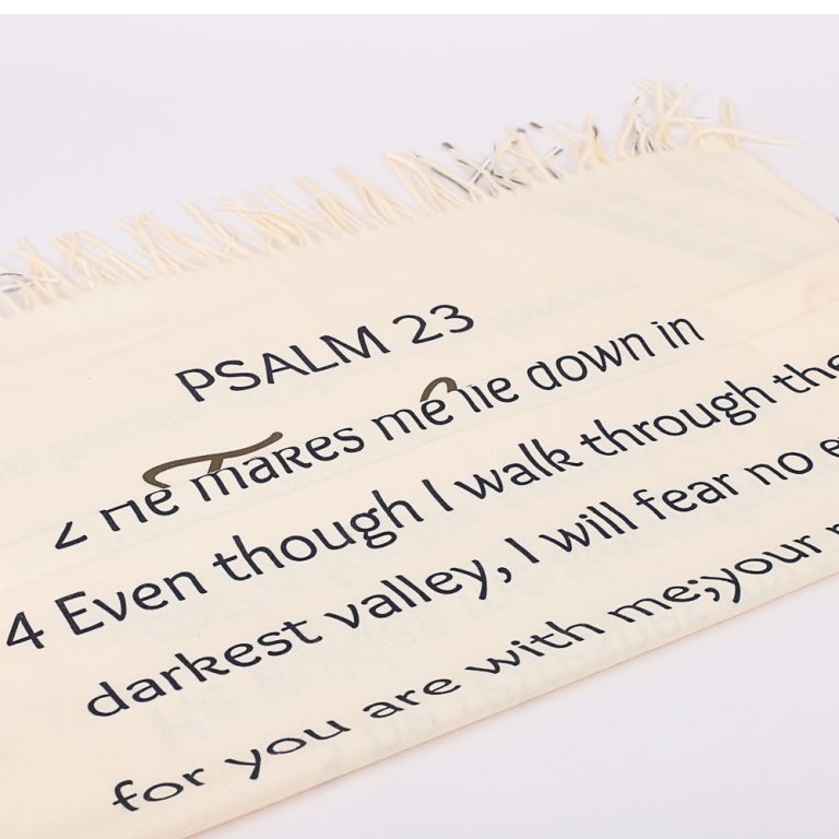 Shawl Fashion Prayer – Psalm 23