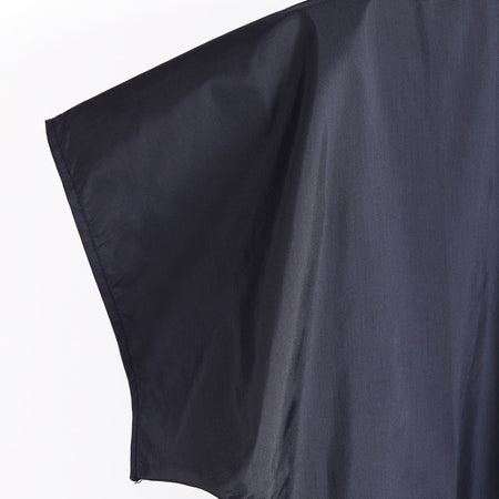 BAPTISMAL GARMENT/ROBE NAVY ZIP MED