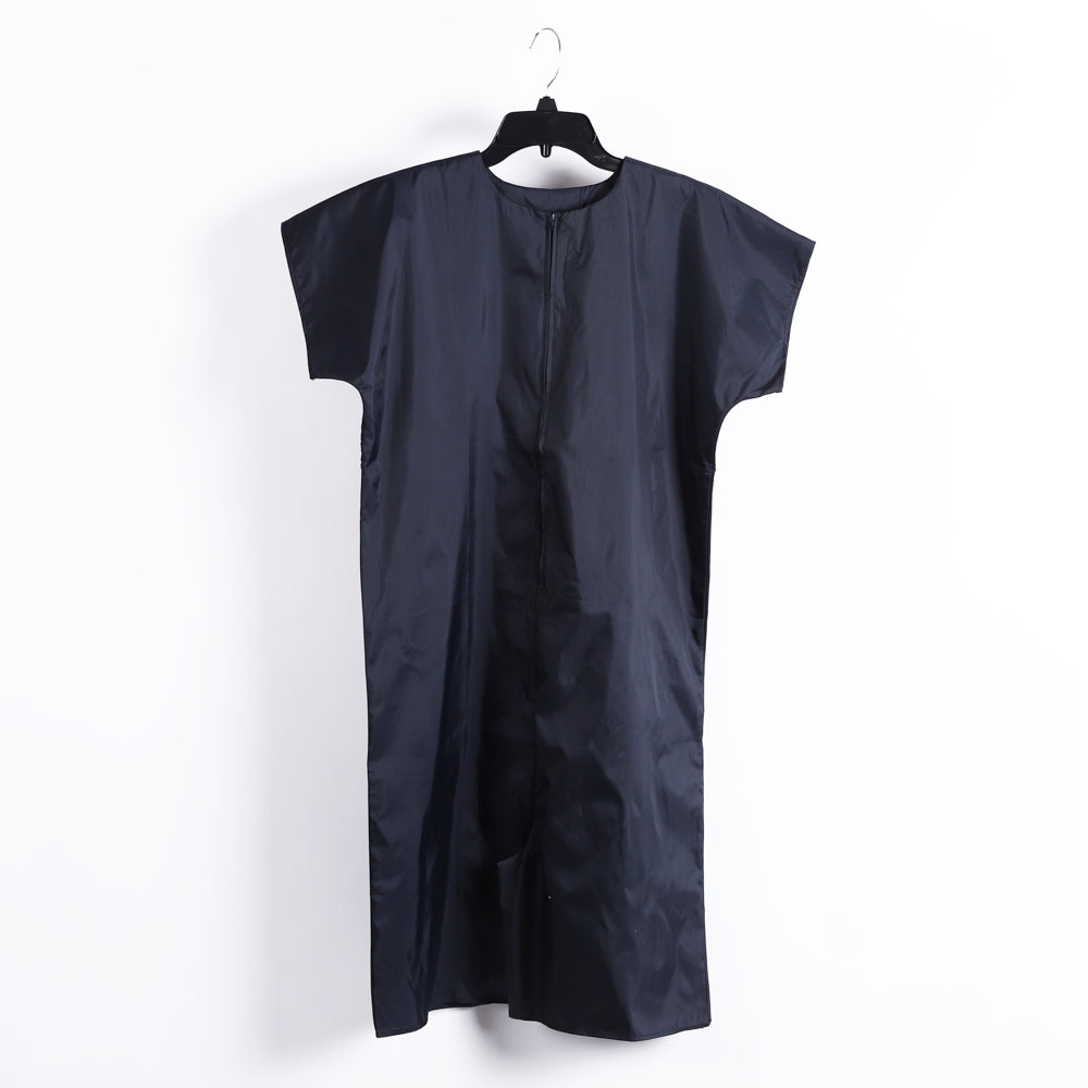 BAPTISMAL GARMENT/ROBE NAVY ZIP LG