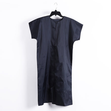 BAPTISMAL GARMENT/ROBE NAVY ZIP LG