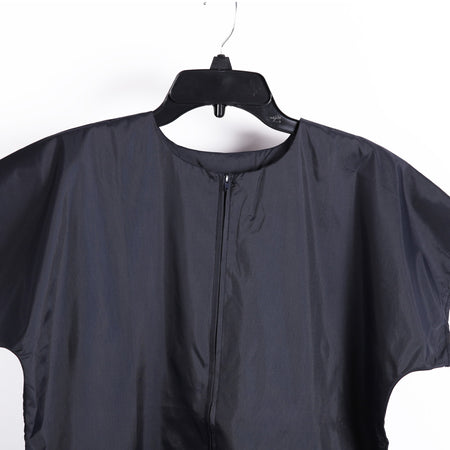 BAPTISMAL GARMENT/ROBE NAVY ZIP LG