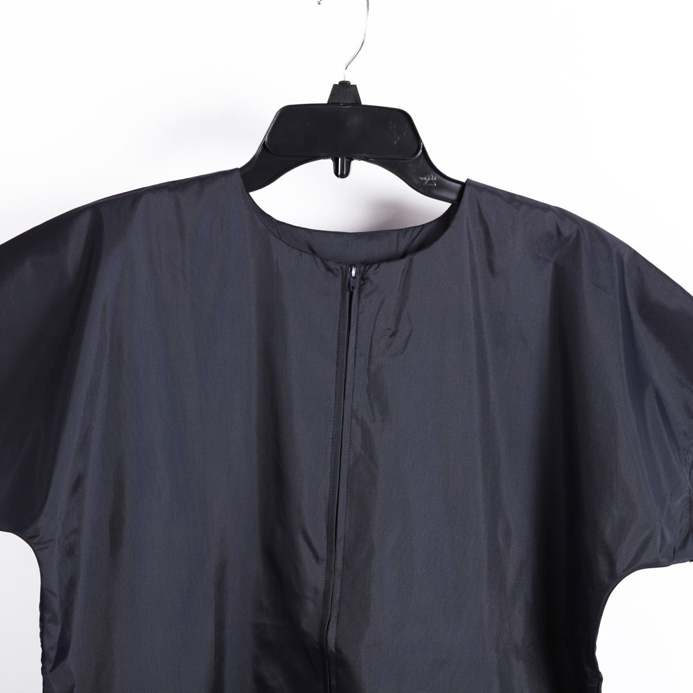 BAPTISMAL GARMENT/ROBE NAVY ZIP 2XL