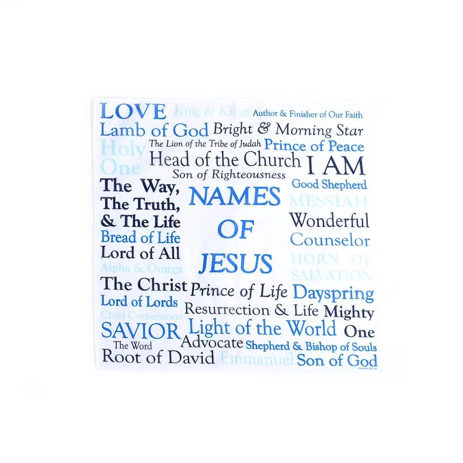 Prayer Cloth Names Of Jesus Pack of 6