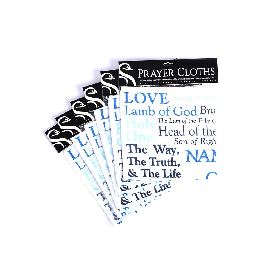 Prayer Cloth Names Of Jesus Pack of 6