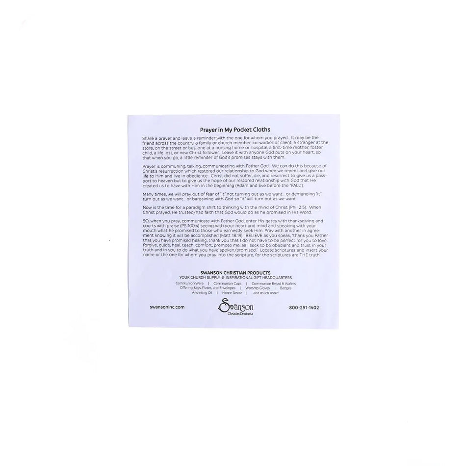 Prayers In My Pocket – Promises – 8X8 – 6CT