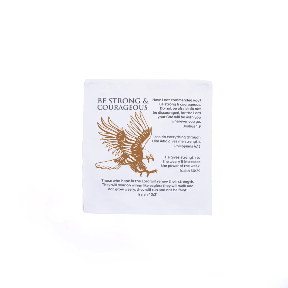 Prayers In My Pocket – Strong & Courageous – 8″X8″ – 6CT