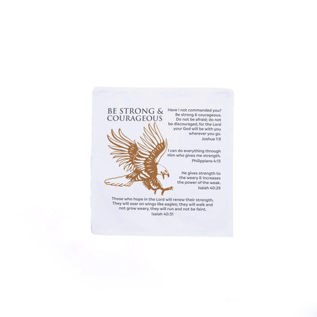 Prayers In My Pocket - Strong & Courageous - 8 inchX8 inch - 6CT by Swanson Christian Products