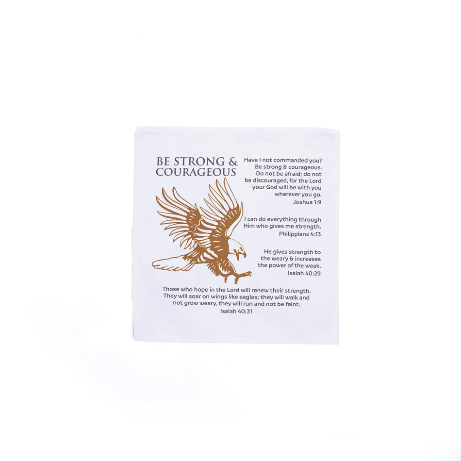 Prayers In My Pocket - Strong & Courageous - 8 inchX8 inch - 6CT by Swanson Christian Products