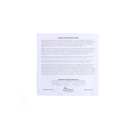Prayers In My Pocket Names Of God 8 inchX8 inch 6CT by Swanson Christian Products, product view 2