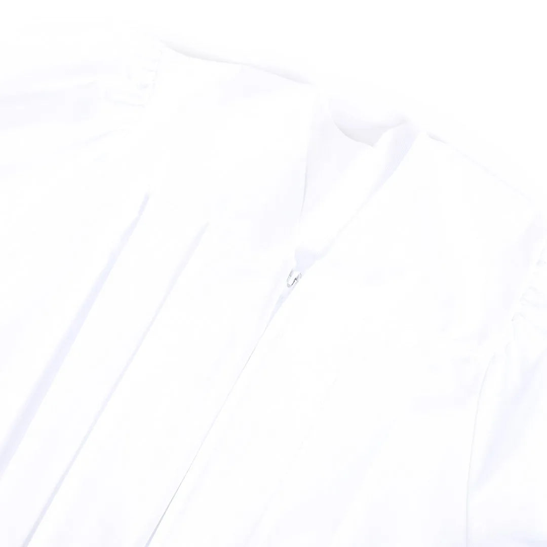 White Baptismal Gown - Simple Pleats - Polyester - Select your Size by Swanson Christian Products, product view 7