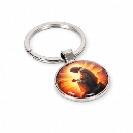 Jesus Praying Keychain - Pack of 3 by Swanson Christian Products, product view 3