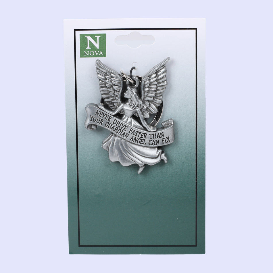 Keychain Angel Circle Protect Us PK4