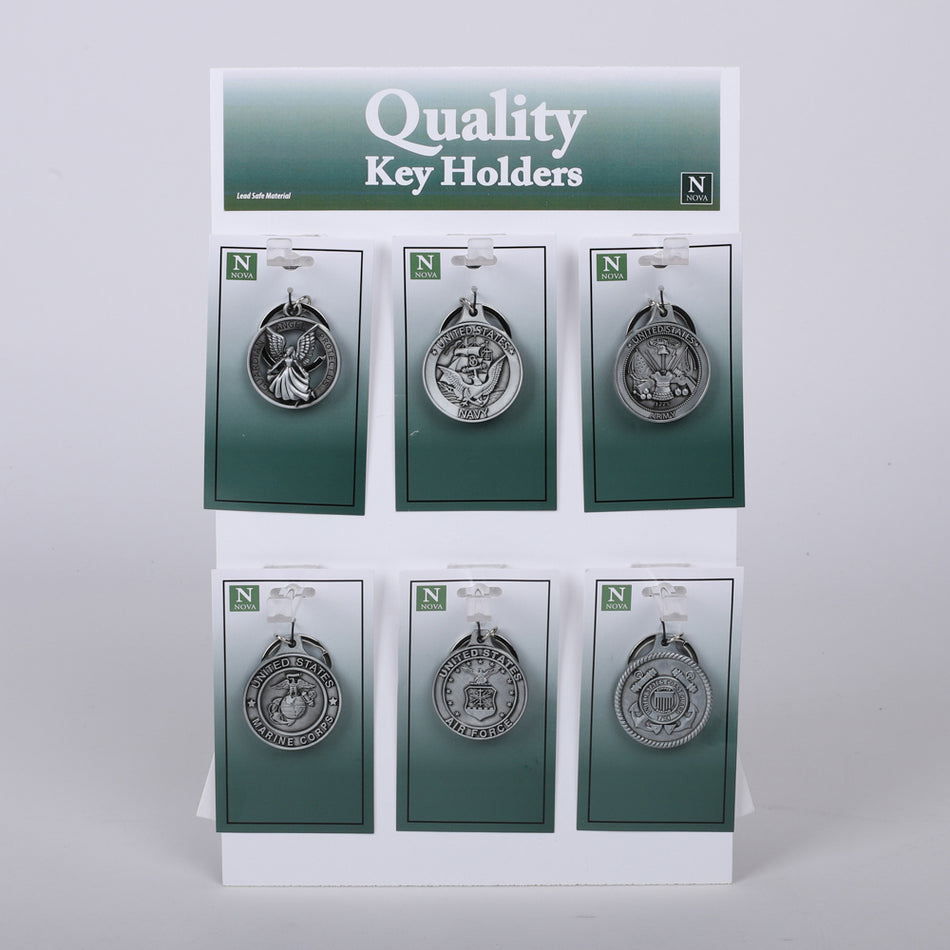 Faith Keychain Display Assortments | Christian Retail Keychains (24-Piece Displays)