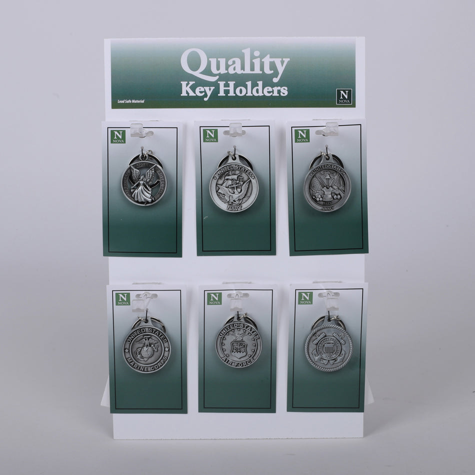 Faith Keychain Display Assortments | Christian Retail Keychains (24-Piece Displays)