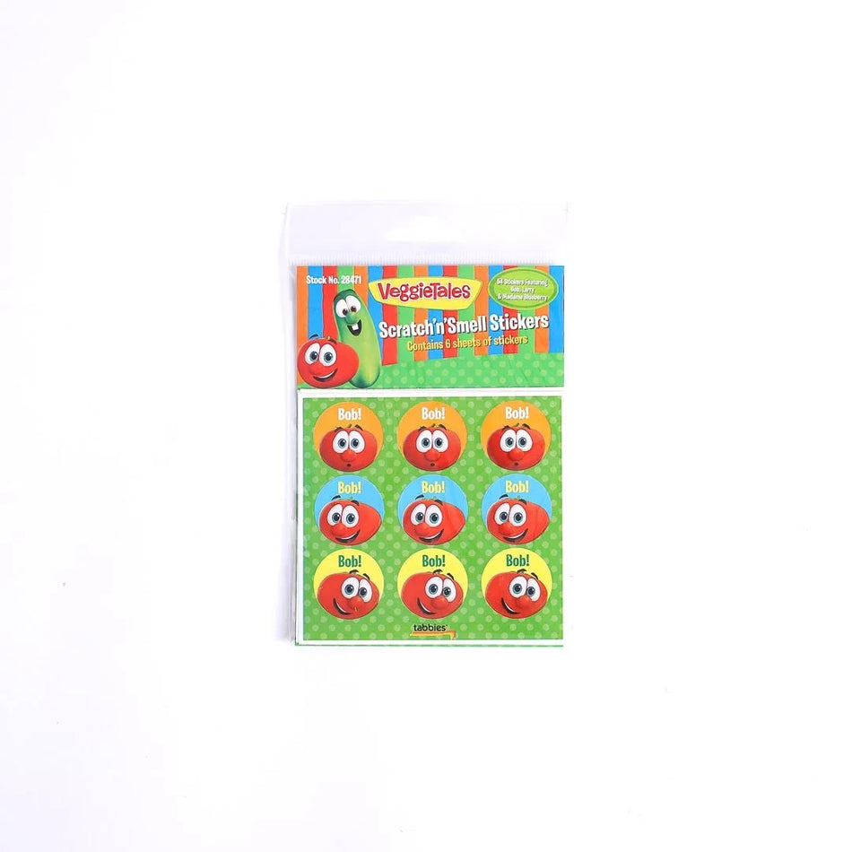 Veggie Tales Scratch N Smell Stickers Pk10