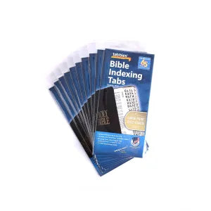 Bible Index Tabs Large Print Gold Tabbies Pack of 10