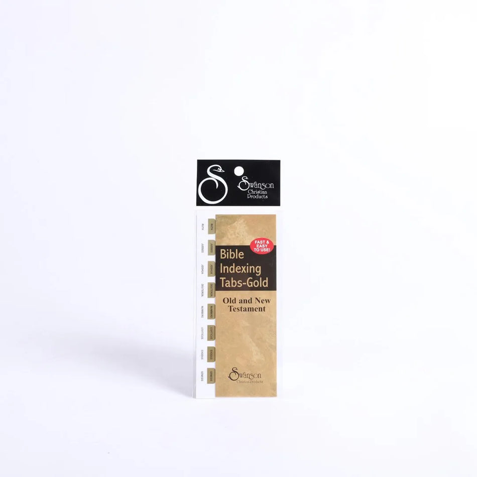 Bible Index Tabs Gold Swanson Pack of 10