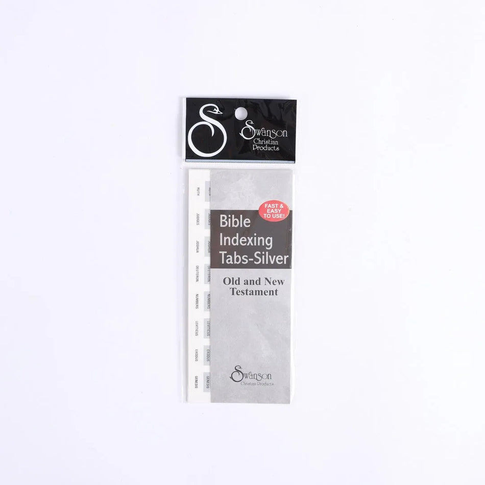 Bible Index Tabs Silver Swanson Pack of 10