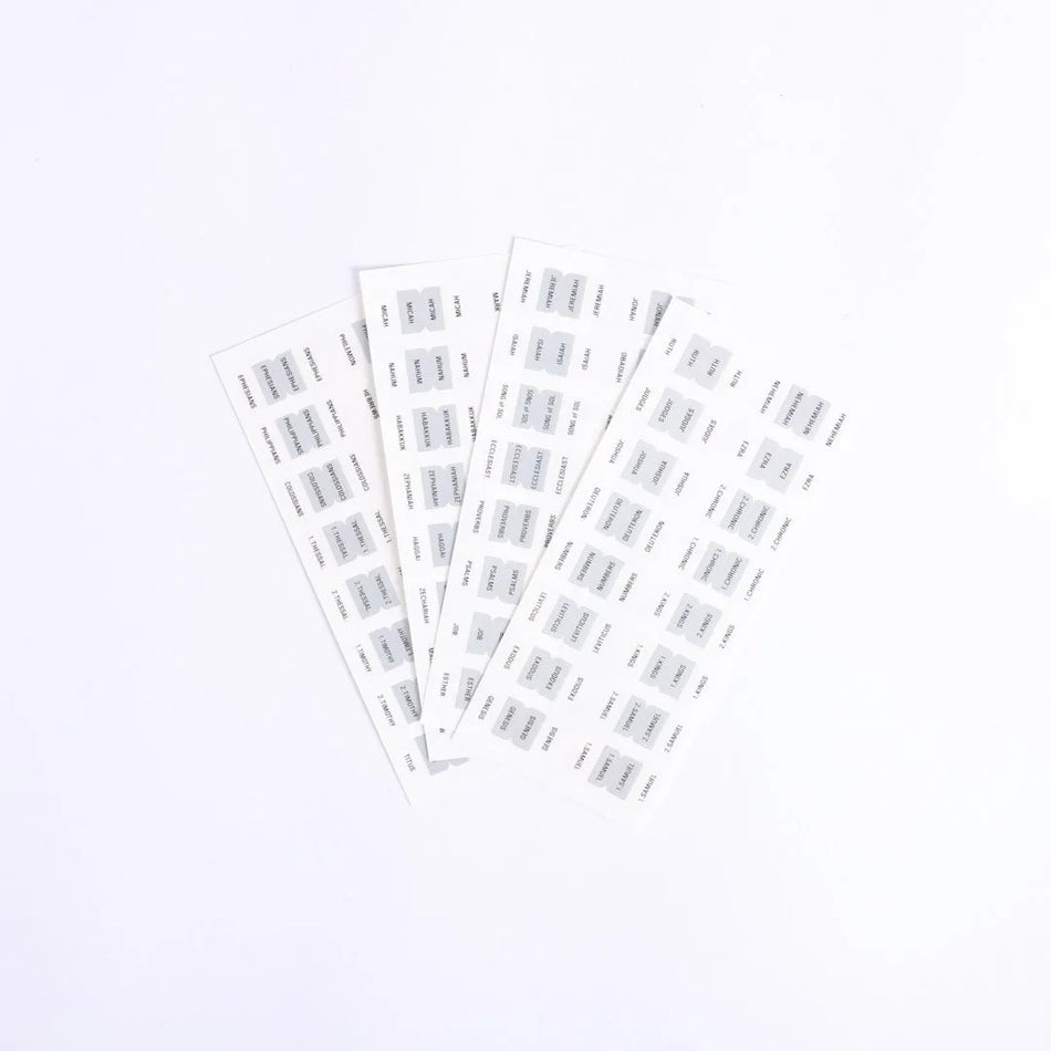 Bible Index Tabs Silver Swanson Pack of 10 by Swanson Christian Products, product view 2
