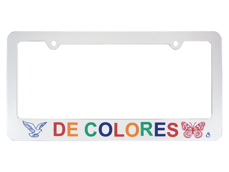 Auto Tag Frame De Colores Dove/Butterfly