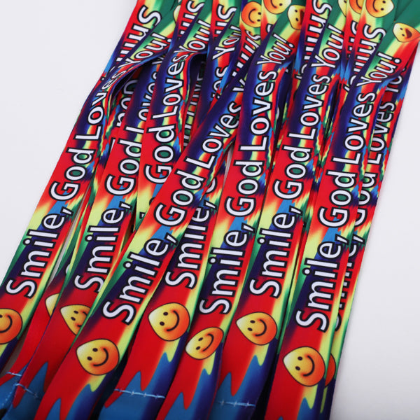 LANYARD SMILE GOD LOVES YOU PK12