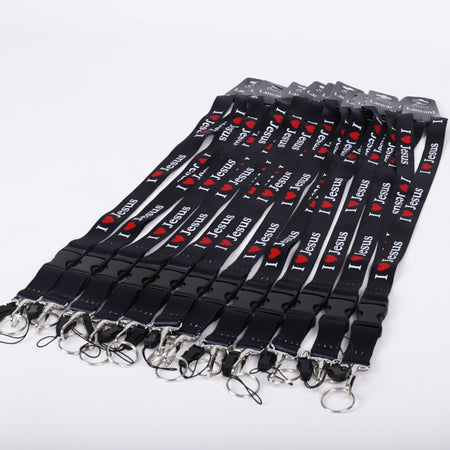 LANYARD I LOVE (RED) JESUS PK12