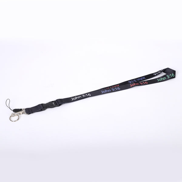 LANYARD JOHN 3:16 MULTI-COLOR PK12