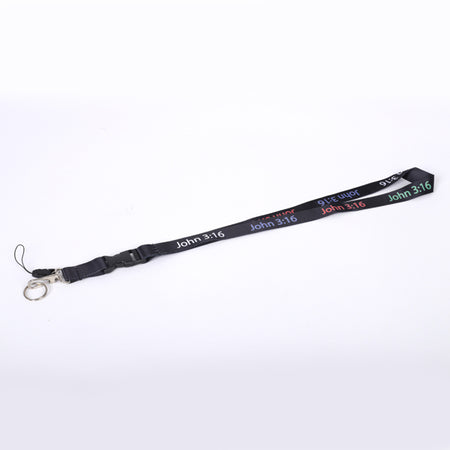 LANYARD JOHN 3:16 MULTI-COLOR PK12