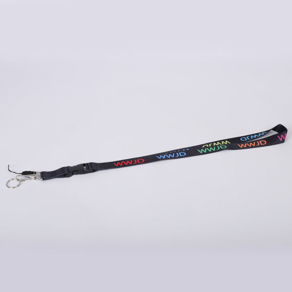LANYARD WWJD MULTI-COLOR PK12