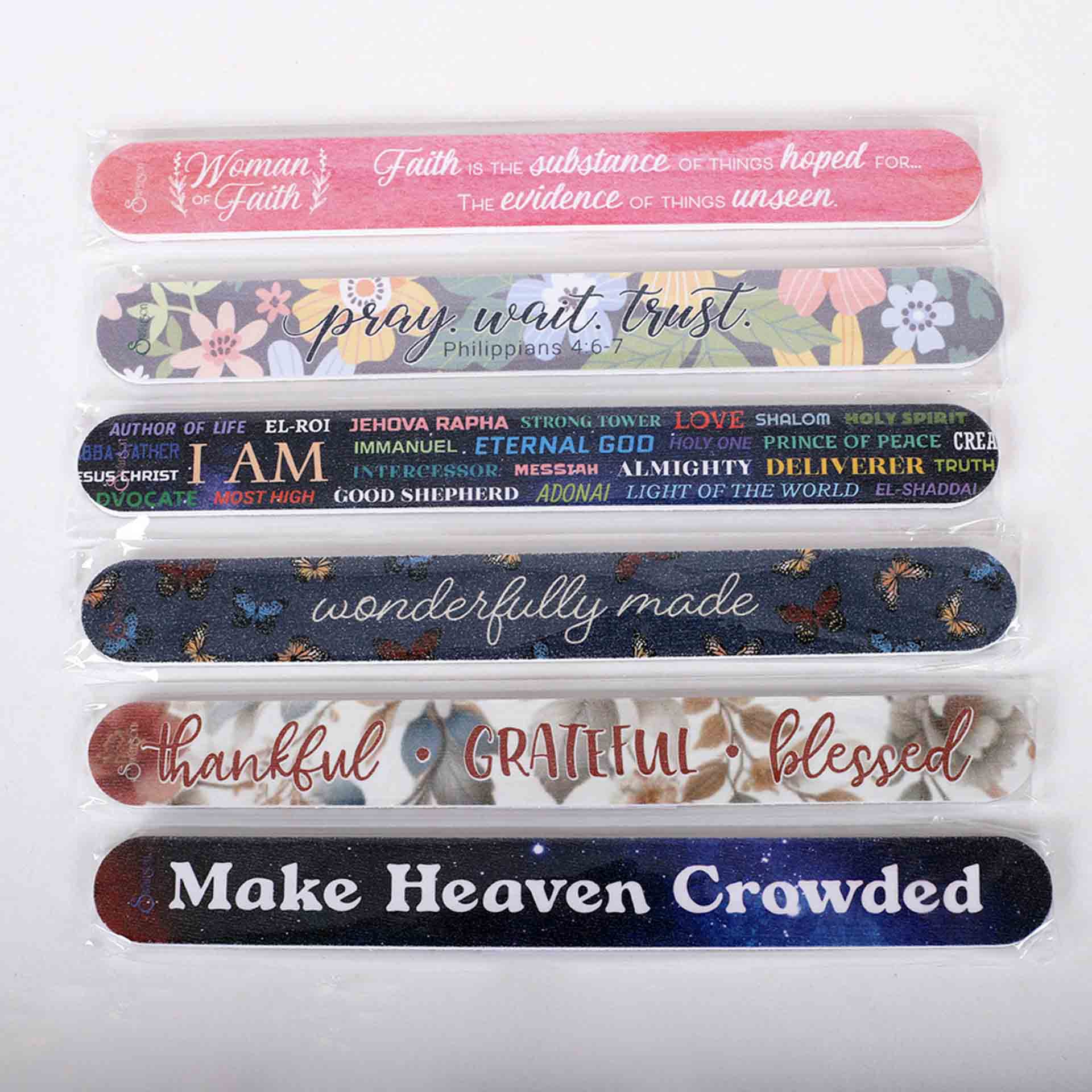 NAIL FILE FASHION ASSORTMENT DISPLAY PK72